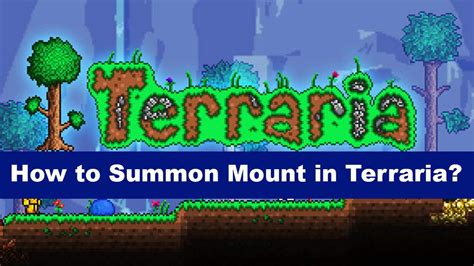 terraria mount summoning.